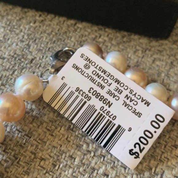 Two-tone pearl necklace - Picture 2 of 4